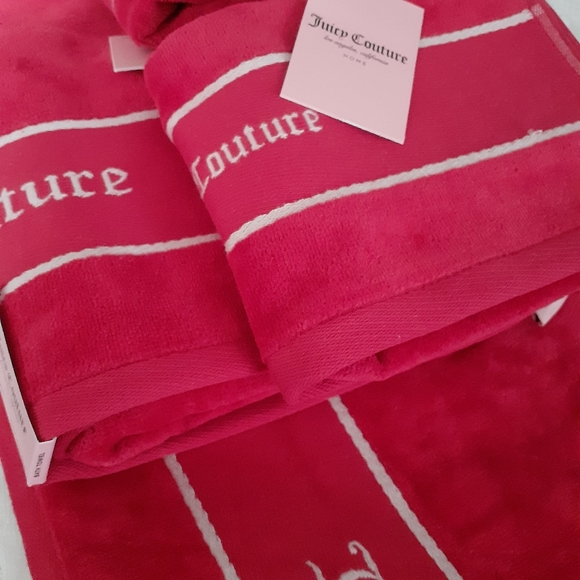 🍒Juicy Couture Bath Towels / Hand Towels - Picture 3 of 10